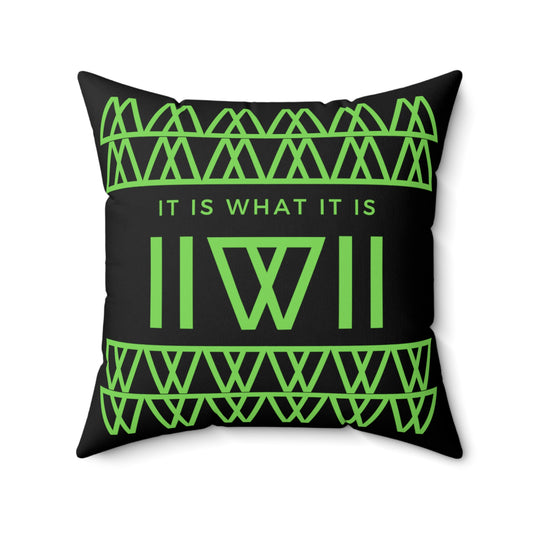 Cushion Pillow - IIWII Logo branded statement Square Pillow