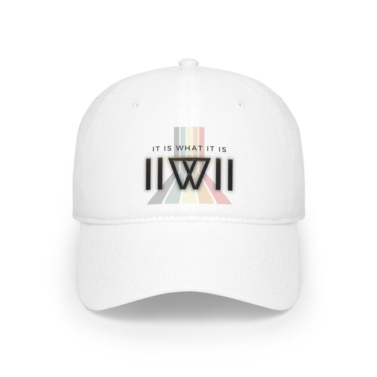 Baseball Cap IIWII pastel rainbow Low Profile