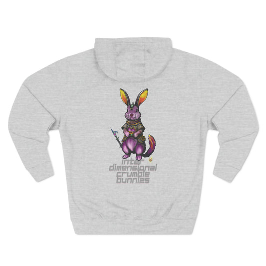 Hoody "Inter-dimensional, crumble bunnies" This is The Protector Guardian,  Unisex Premium Pullover Hoodie