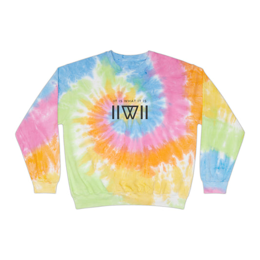 Sweatshirt Jumper Pullover - IIWII logo - Unisex Tie-Dye Sweatshirt