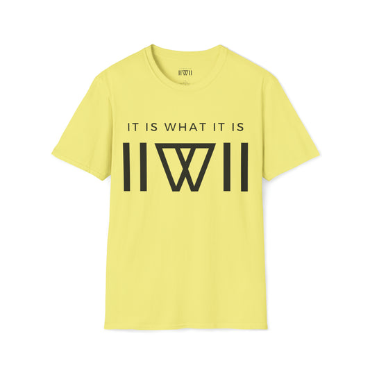 T-Shirt - The Big Logo - IIWII "It Is What It Is" Unisex Soft style T-Shirt tee